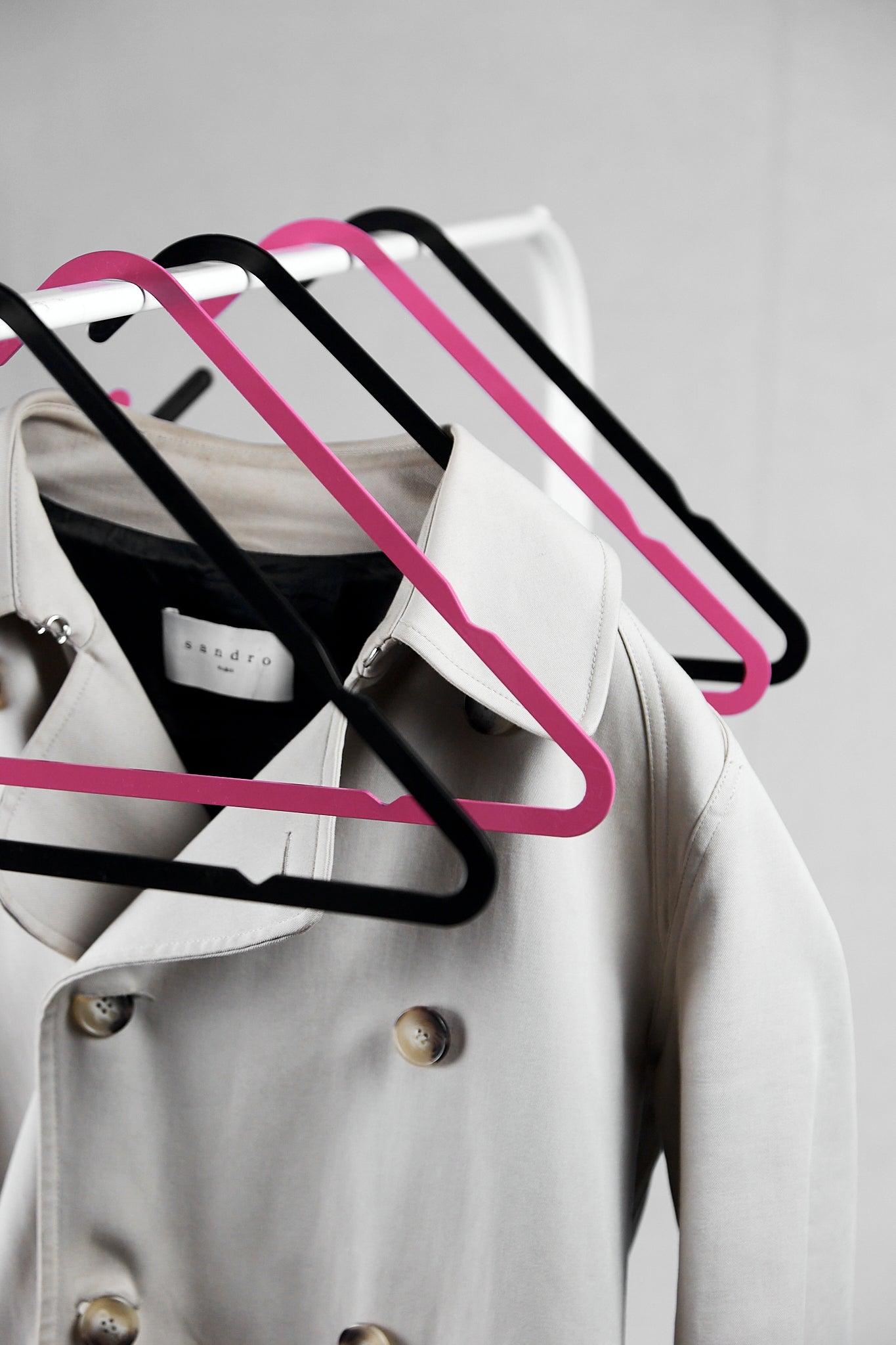 Design coat hangers made from steel