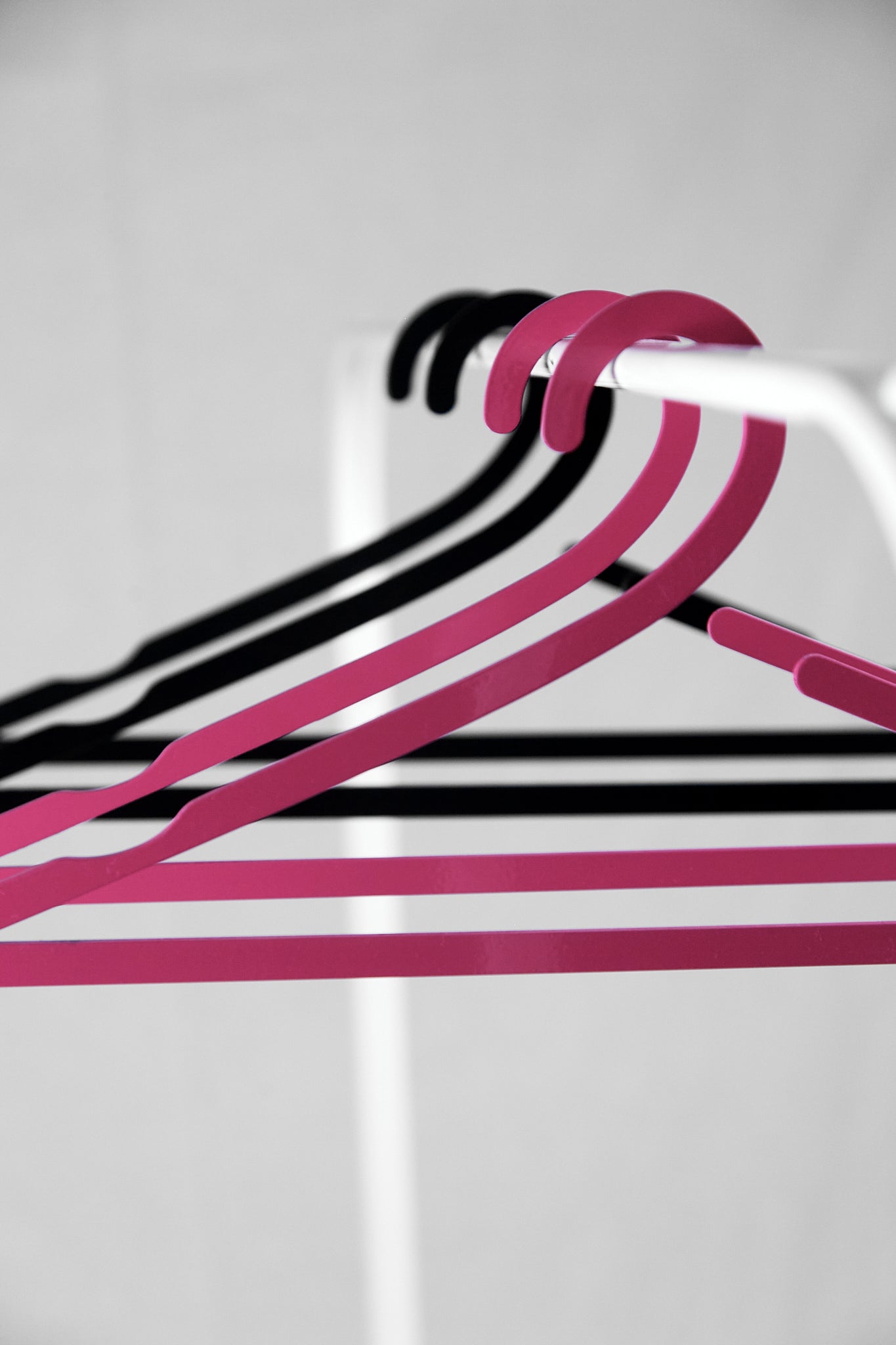 Pink Swan Design Coat hangers